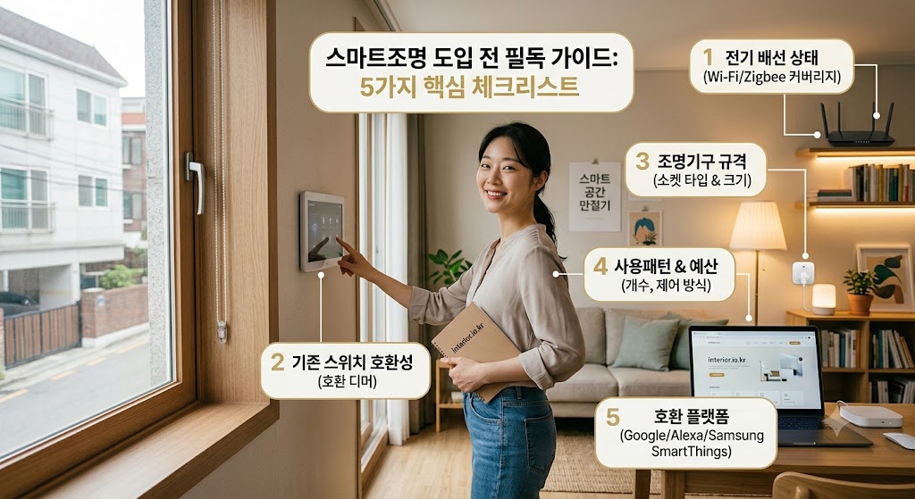 스마트조명 도입 전 확인해야 할 것들
