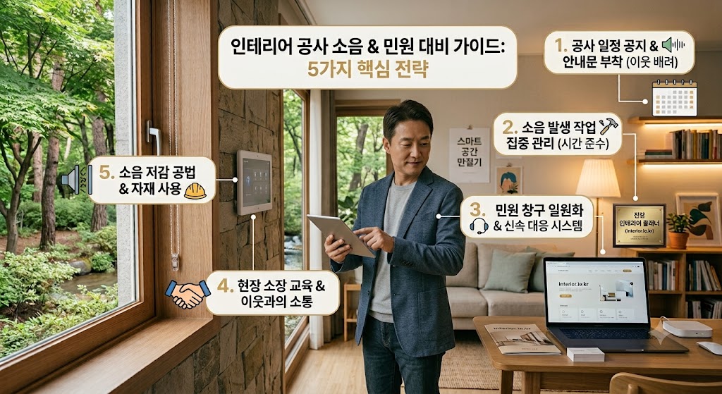 인테리어 공사 소음과 민원, 어떻게 대비할까
