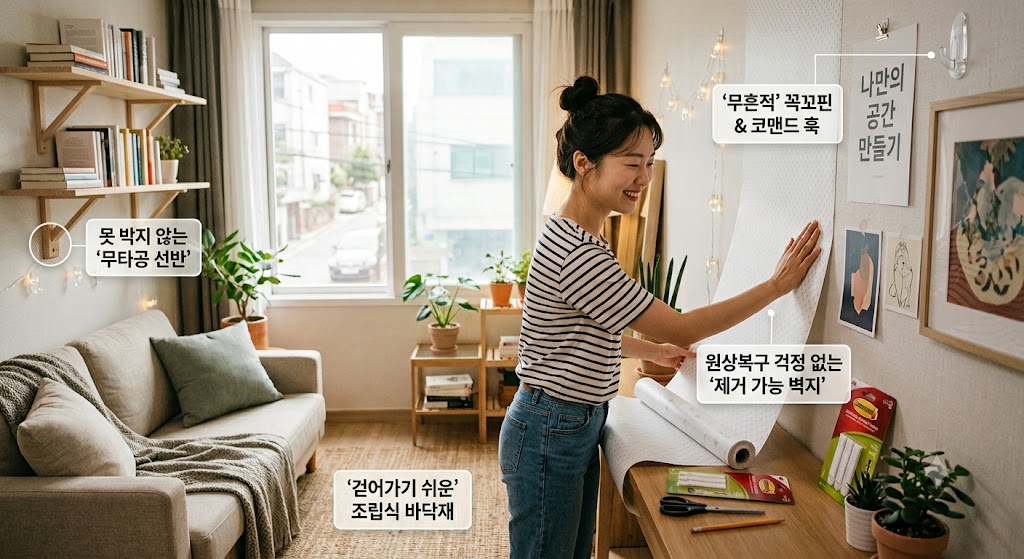 전월세 거주자가 원상복구 걱정 없이 바꾸는 법